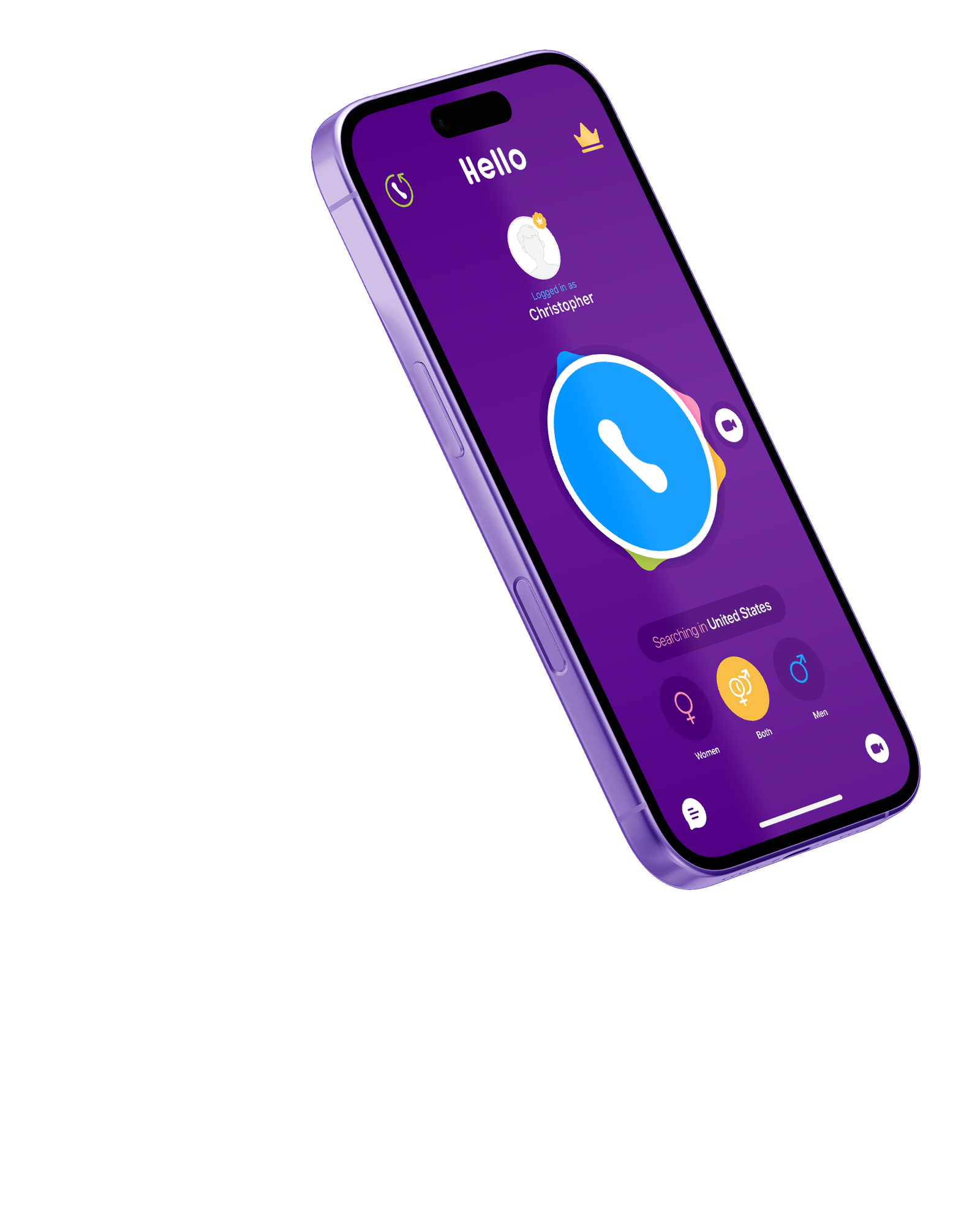 Hello App Home Screen